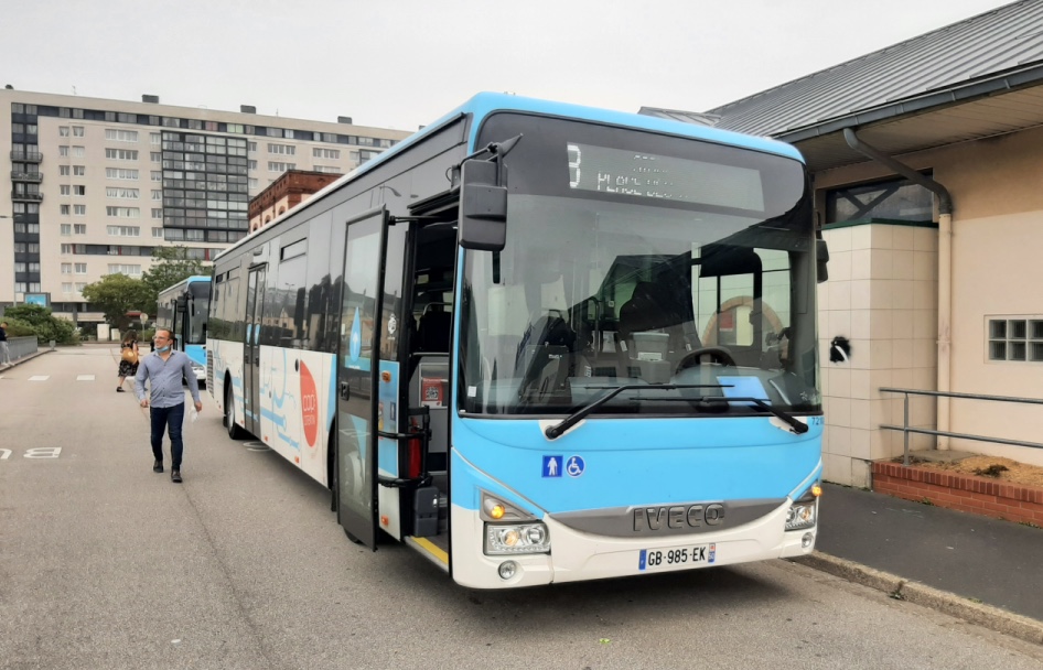 bus interurbains Cap Cotentin, Cherbourg autogare septembre 2021