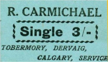 Carmichael ticket
