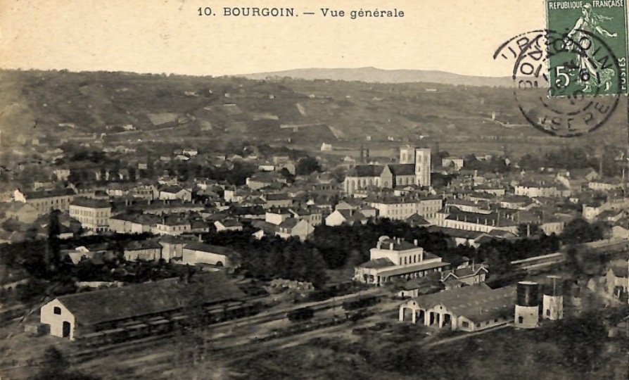 general view of Bourgoin