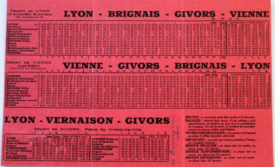 1938 timetable