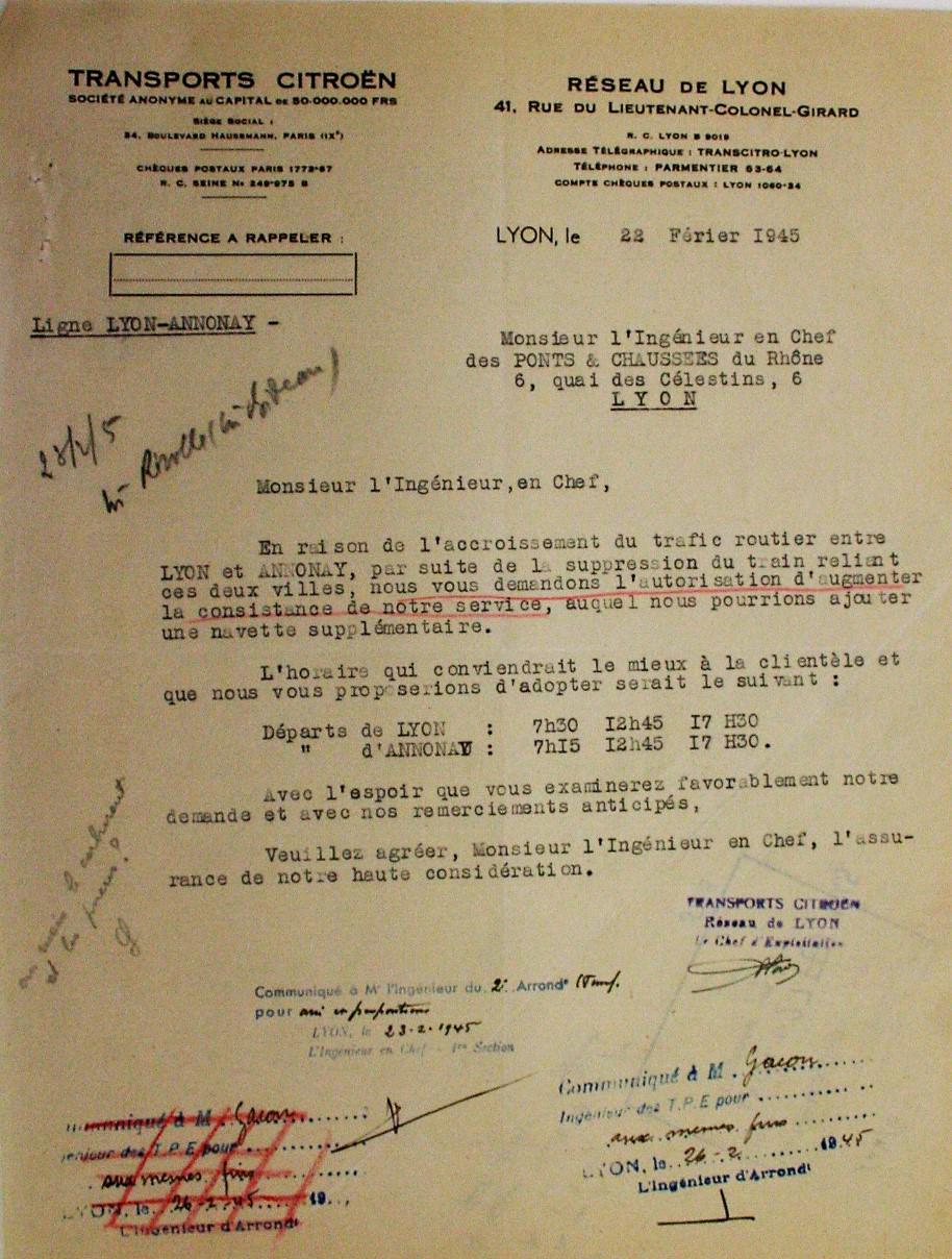 the 1945 request