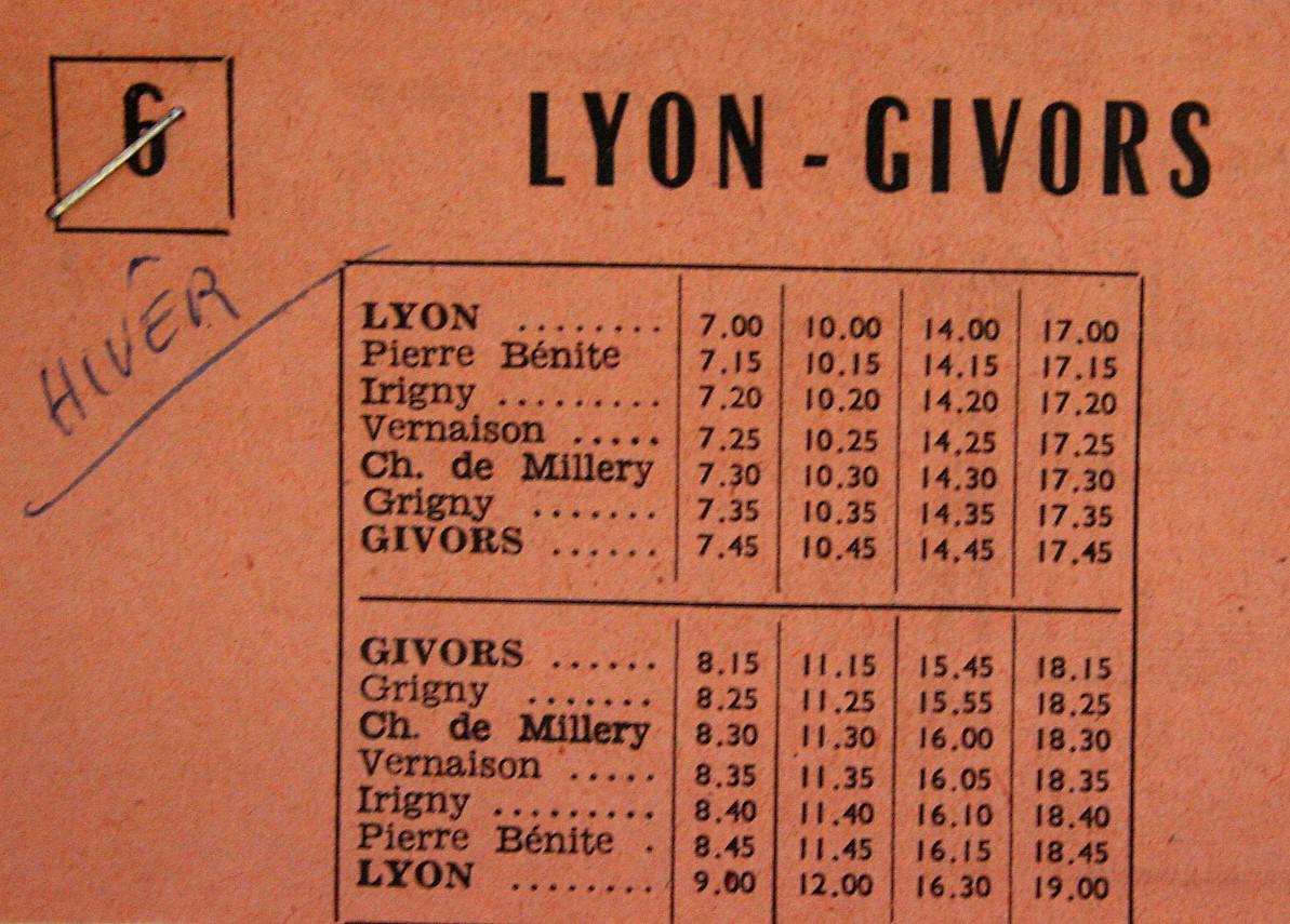 Lyon - Givors in 1950