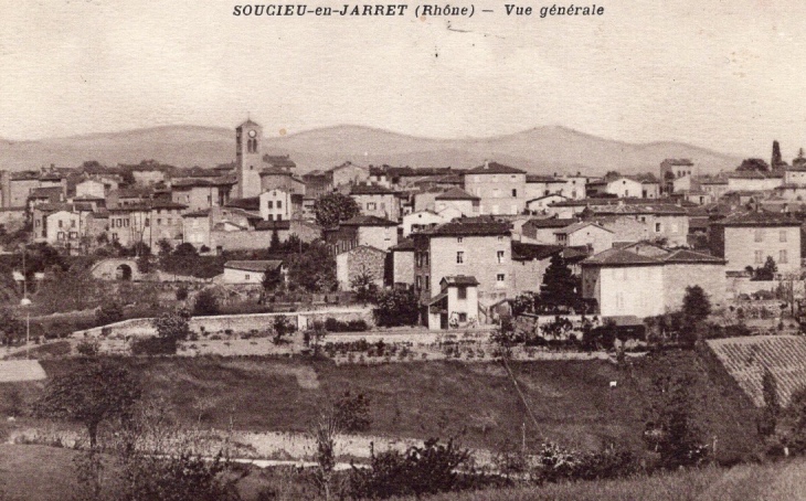 postcard view of Soucieu
