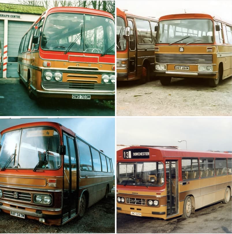The four vehicles that passed from House to Bere Regis
