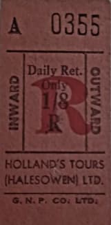 Ticket of Hollands Tours
