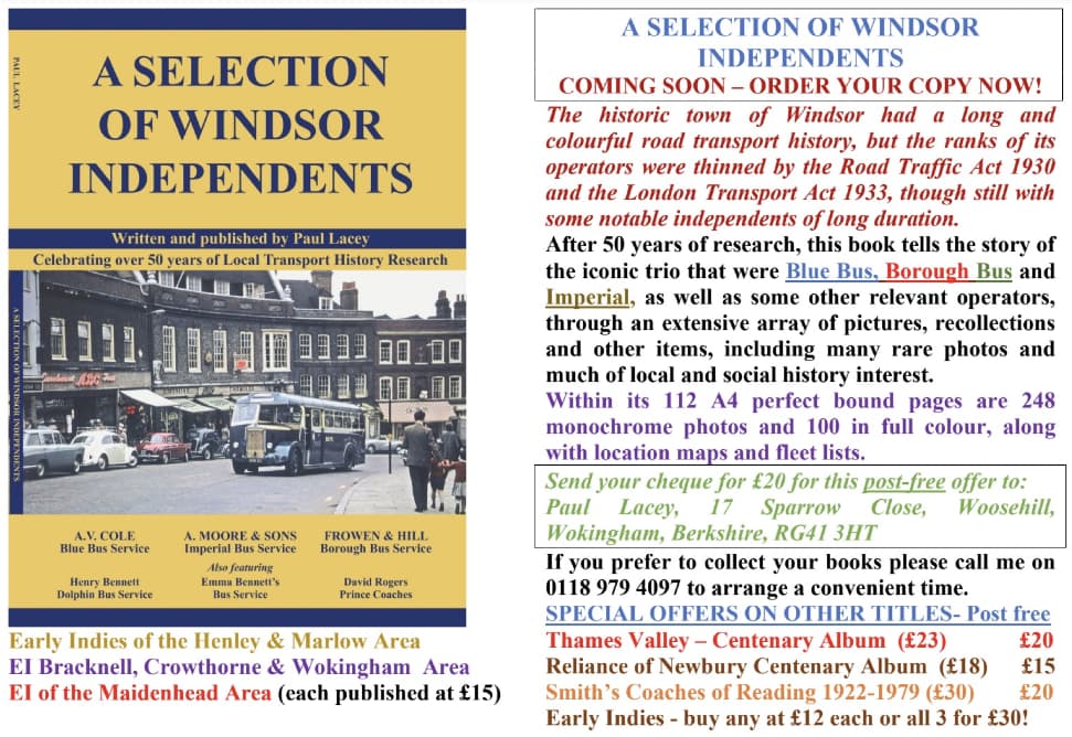Advert for Windsor book