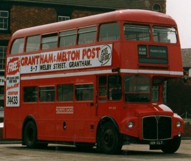 Routemaster of Pulfrey of Grantham in 1987