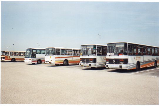 different liveries STN from the 1980s and 1990s