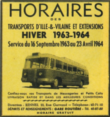 cover of 1963 TIV timetable book