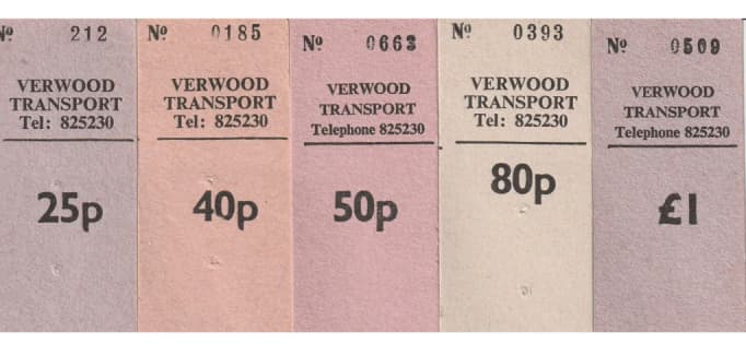 Verwood Transport tickets