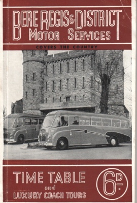 cover of  1956 timetable book