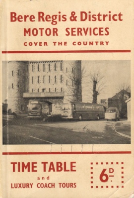cover of  1961 timetable book