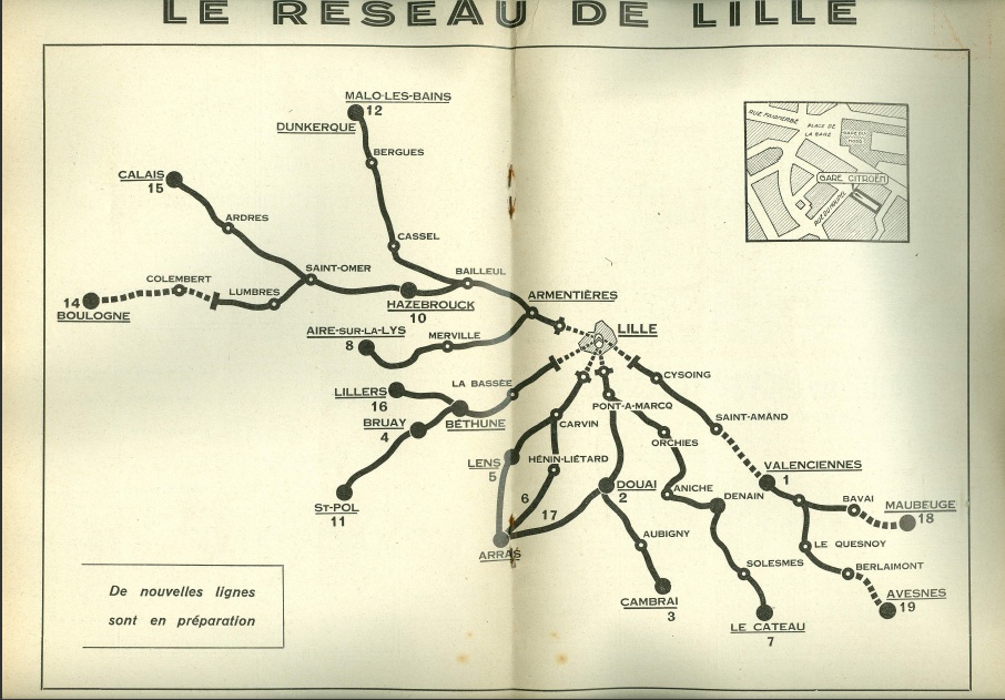 Lille map 1933