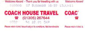 coach house travel ticket