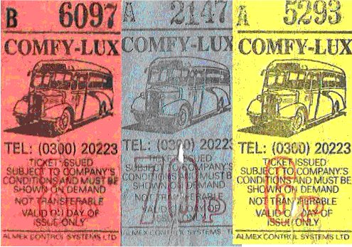 three ComfyLux tickets