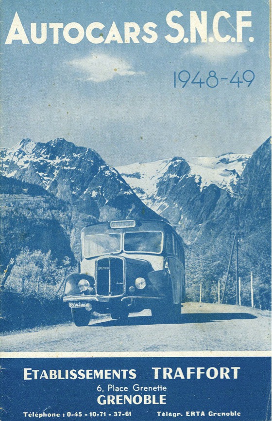 1948 Traffor timetable