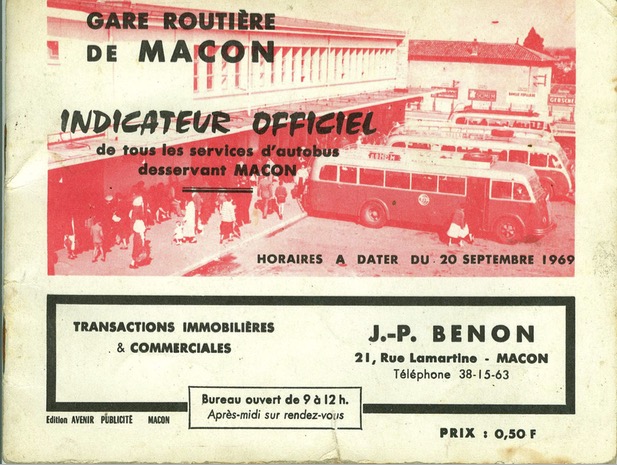 Macon Gare Routiere 1969