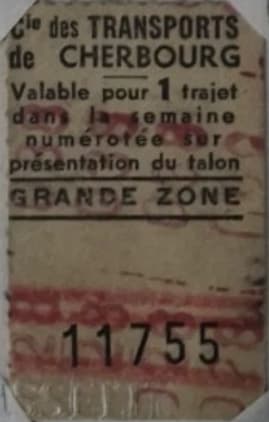 billet ancien CTC