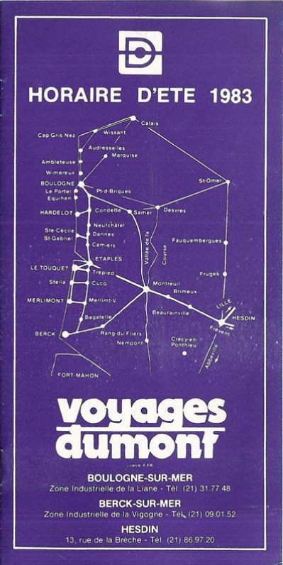 1983 timetable cover