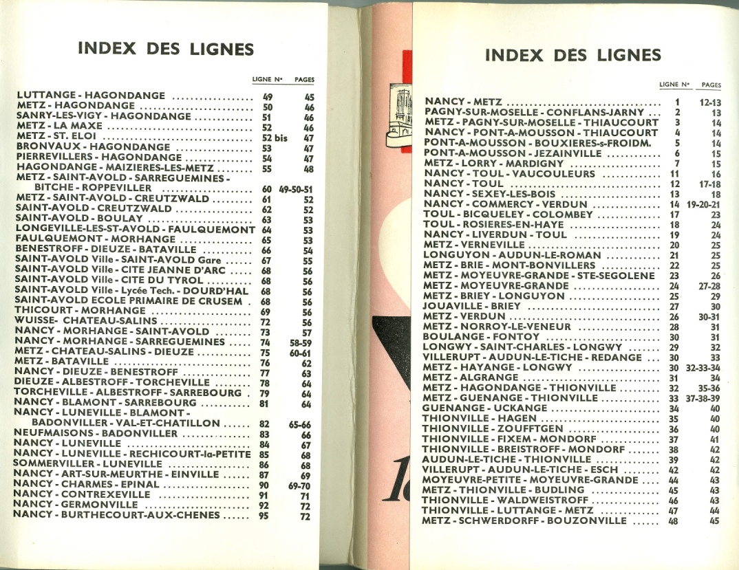1975 route list