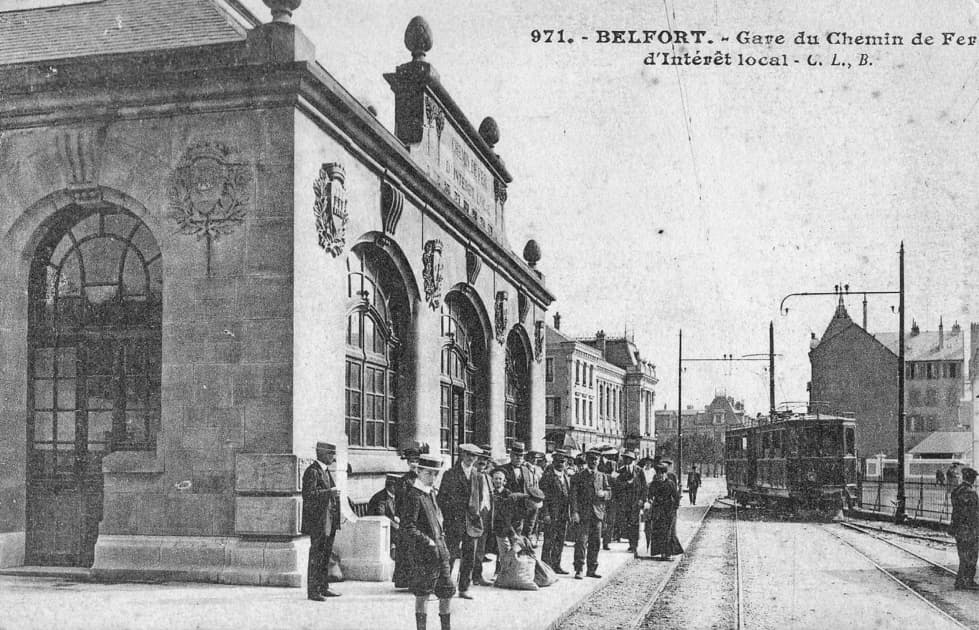 gare de belfort devenue autogare 1948