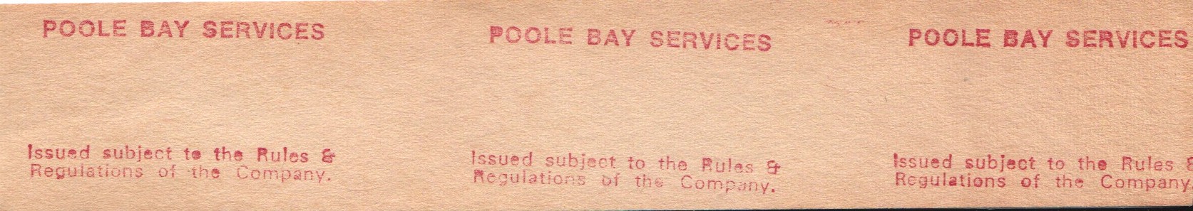 ticket strip