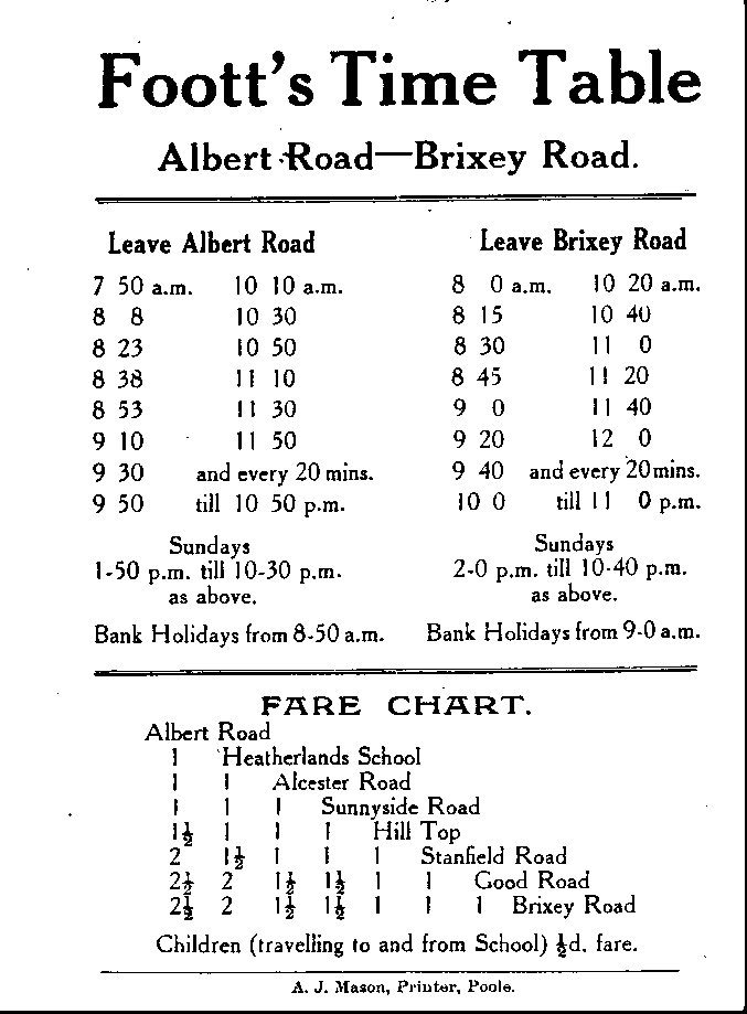 1933 timetable