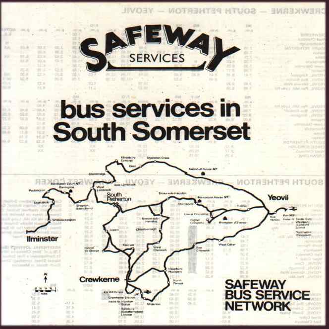 1981 timetable and map