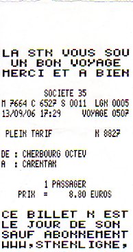 stn ticket 2006