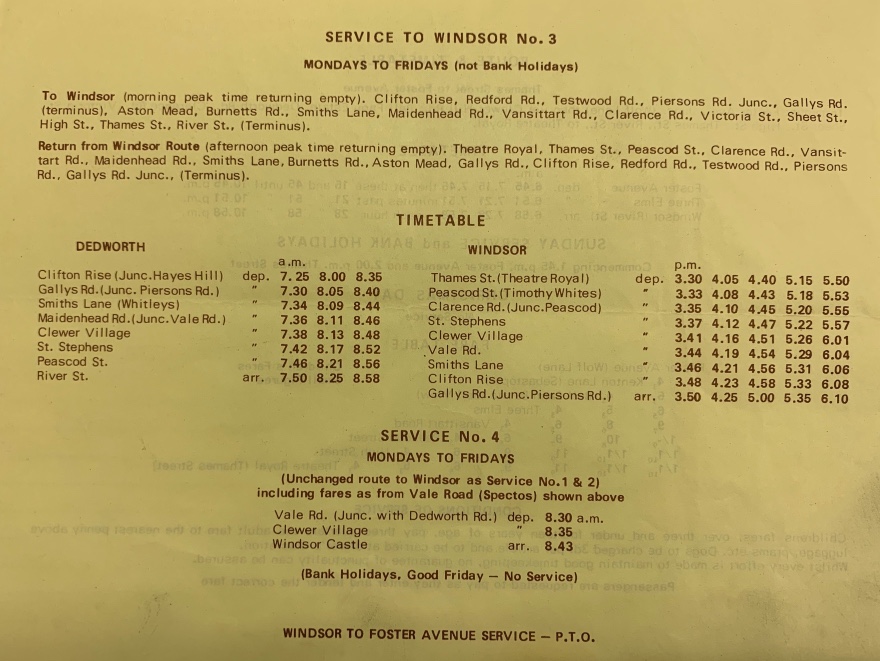 timetable service 3